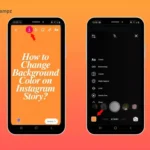 Change Background Color on Instagram Story
